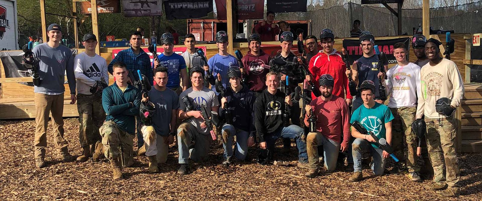 Group outing at Paintball Atlanta